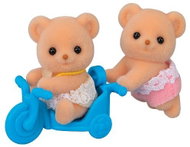 Sylvanian Families Double Pack of Biscuit Bears with a Motorbike - Figure