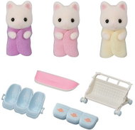 Sylvanian Families Floral Cat Triplets with Pushchair - Figure