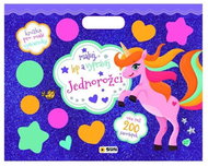 Jednorožci - Maluj, lep a vyprávěj (200 samolepek) - Colouring Book