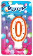 Wiky Party candle number 0 - Candle
