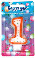 Wiky Party candle number 1 - Candle