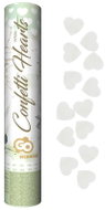 GoDan Shooting confetti 30 cm - white hearts - Confetti