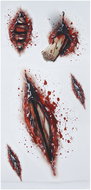 Guirca Open Wound Tattoo Set - Costume Accessory