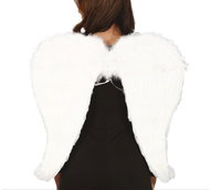 Guirca Angel wings white, 80 × 60 cm - Costume Accessory