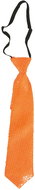 Guirca Sequin tie orange - Party Accessories