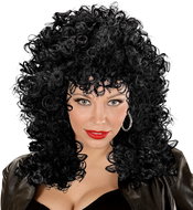 Widmann Black curly ladies wig - Wig