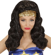 Widmann Super heroine wig with headband - Wig