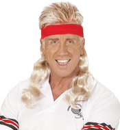 Widmann Hairpiece with headband men's blond long - Wig