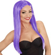 Widmann Women's long purple wig - Wig