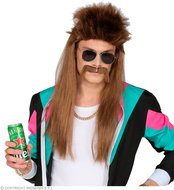 Widmann Wig with Redneck mustache American wig from the 80s - Wig