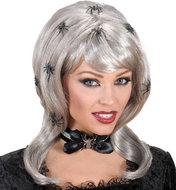 Widmann Witch wig with spiders - Wig