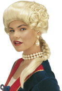Widmann Historical wig with blonde braid - Wig