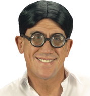 Widmann Men's jerk wig black - Wig