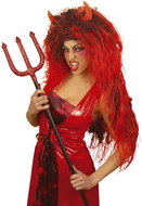 Widmann Women's long devil wig - Wig