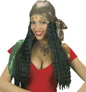 Widmann Gypsy wig with golden scarf - Wig