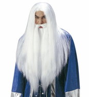 Widmann Wizard wig with beard long - Wig