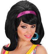 Widmann Women's retro wig black - Wig