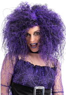 Carnival Toys Purple and black rich witch wig - Wig