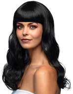 Boland Black ladies long wig with bangs - Wig