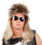 Boland Men's wig rocker blond long - Wig