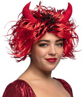 Boland Devil wig with horns - Wig
