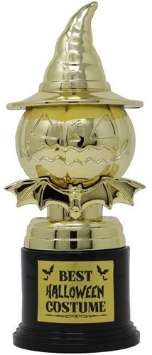 Decoration statue, award - pumpkin - halloween - 22 cm - Party Accessories - Main image