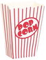 Krabičky na popcorn - malá - 10 cm × 15,5 cm - 10 ks - Party doplňky