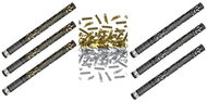 PARTYDECO Confetti set 60 cm gold metallic silver, New Year's Eve, 6 pcs - Confetti