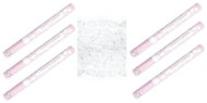 PARTYDECO Confetti set 60 cm 6pcs white petals, wedding / valentine - Confetti