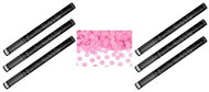 PARTYDECO Confetti set 60 cm 6 pcs pink rounds, birth girls, gender reveal, baby shower - Confetti