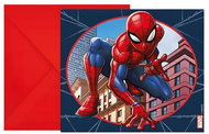 GODAN Invitations with envelopes Spiderman, crime fighter, 6 pcs - Party Accessories