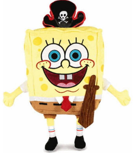 Play By Play Spongebob Squarepants: Happy Pirate Main image Play By Play Spongebob Squarepants: Happy Pirate - Soft Toy - Main image
