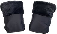 Pinkie Fur Black - Rukavice na kočárek