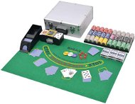 SHUMEE Kombinovaný set poker/blackjack s 600 laserovými žetony hliník - Karetní hra
