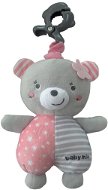 Teddy bear with toy machine 17 cm - Pushchair Toy