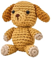 Plaid Bucilla Crochet set Amigurumi, dog Dion - Creative Kit