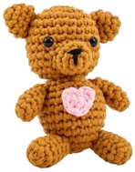 Plaid Bucilla Crochet set Amigurumi, Billy Bear - Creative Kit