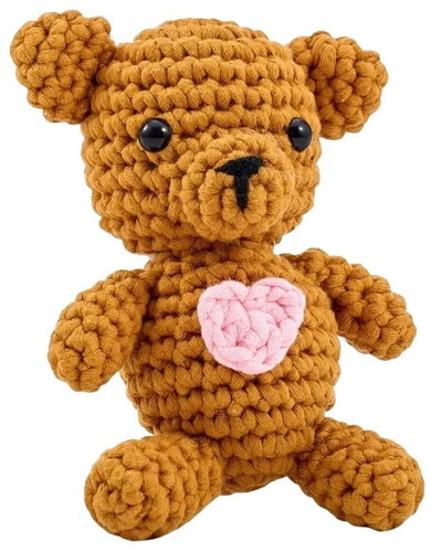 Plaid Bucilla Crochet set Amigurumi, Billy Bear - Creative Kit - Main image