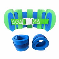 Agama SET swimming belt SWIM green-blue + sleeves EVA, 7 pieces/up to 14 kg - Swim Belt