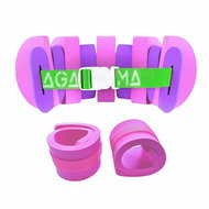 Agama SET swimming belt SWIM pink-purple + sleeves EVA, 7 pieces/up to 14 kg - Swim Belt