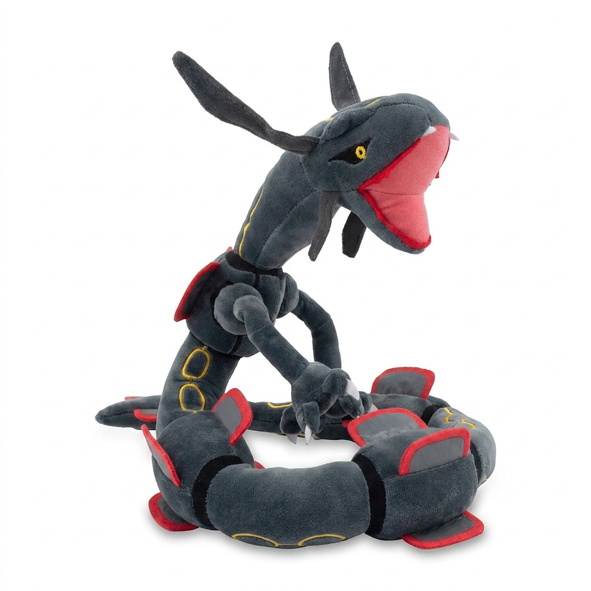 Plush Pokémon Rayquaza šedý ohebný 80 cm