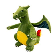 Plush Pokémon Charizard green, 23 cm - Soft Toy