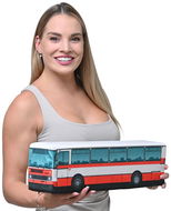IMPAR Plyšový autobus – old - Plyšák