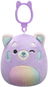 Squishmallows Fialová panda malá Lexis - Klíčenka
