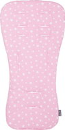 CHIPOLINO Soft stroller mat Pink stars - Stroller liner