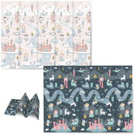 Nukido Foldable foam pad 200 × 150 × 1 cm path - Play Mat