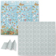Nukido Foldable foam mat 200 × 180 × 1 cm ocean - Play Mat