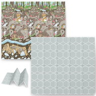 Nukido Foldable foam mat 200 × 180 × 1 cm ground - Play Mat