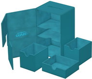 Ultimate Guard Twin Flip`n`Tray 160+ XenoSkin Monocolour Petrol - Card Storage Box