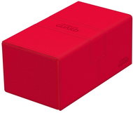 Ultimate Guard - Twin Flip 'n' Tray box 200+ (Mono Red) - Card Storage Box